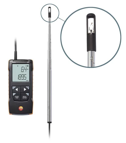 testo 425 - digitális hődrótos légsebességmérő (smart)